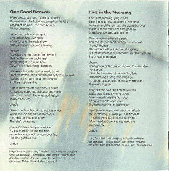 Ten Year Night - Kaplansky, Lucy