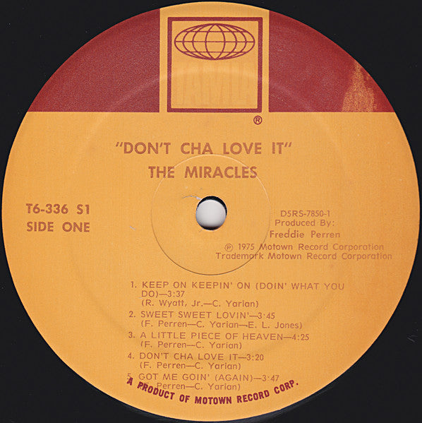 Don't Cha Love It - Miracles