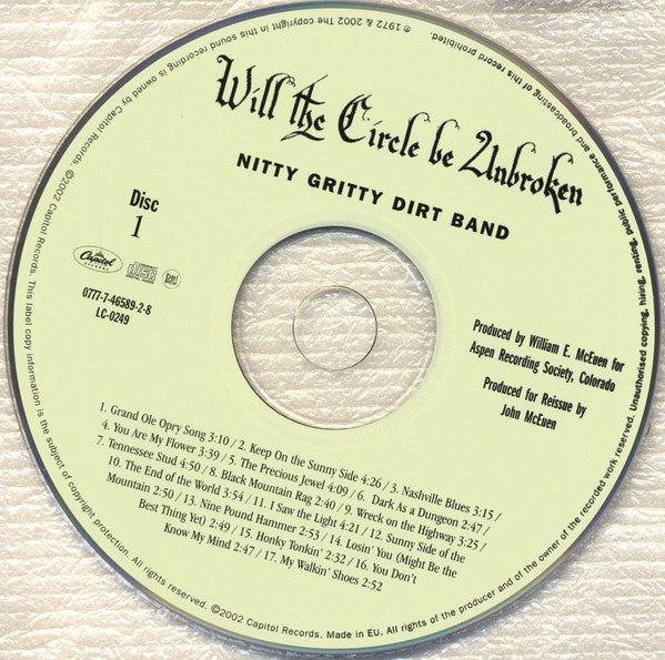 Will The Circle Be Unbroken - Nitty Gritty Dirt Band