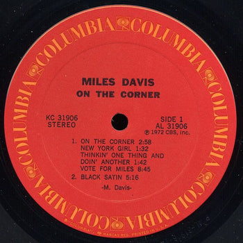 On The Corner - Davis, Miles