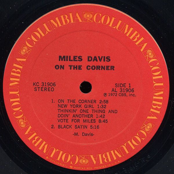 On The Corner - Davis, Miles