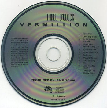 Vermillion - Three O'Clock