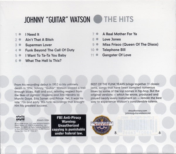The Best Of Funk Years - Watson, Johnny Guitar