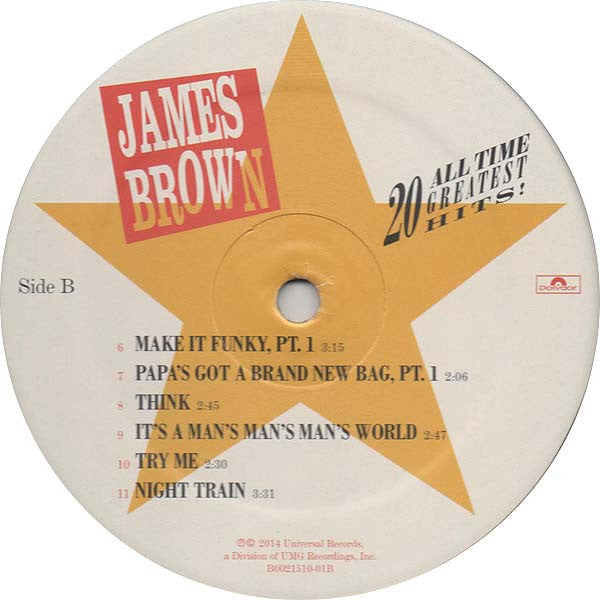 20 All Time Greatest Hits - Brown, James