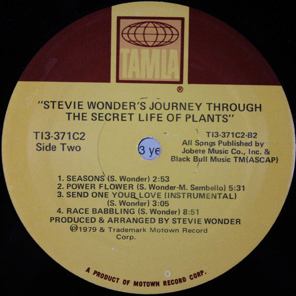 Journey Through The Secret Life Of Plants - Wonder, Stevie