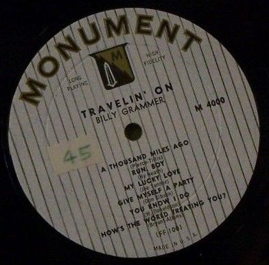 Travelin' On - Grammer, Billy