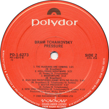 Pressure - Tchaikovsky, Bram