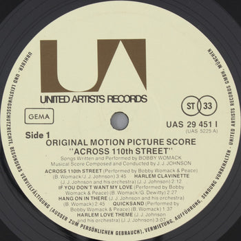 Across 110th Street - Womack, Bobby