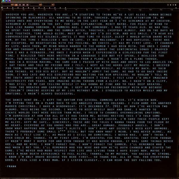 Channel Orange - Frank Ocean [CD]