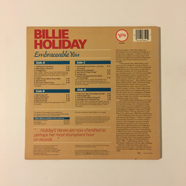 Embraceable You - Billie Holiday