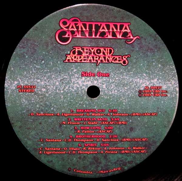 Beyond Appearances - Santana, Carlos