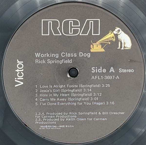 Working Class Dog - Springfield, Rick