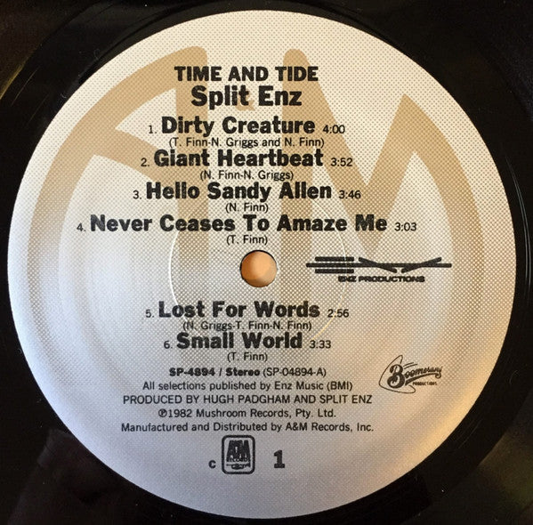 Time And Tide - Split Enz