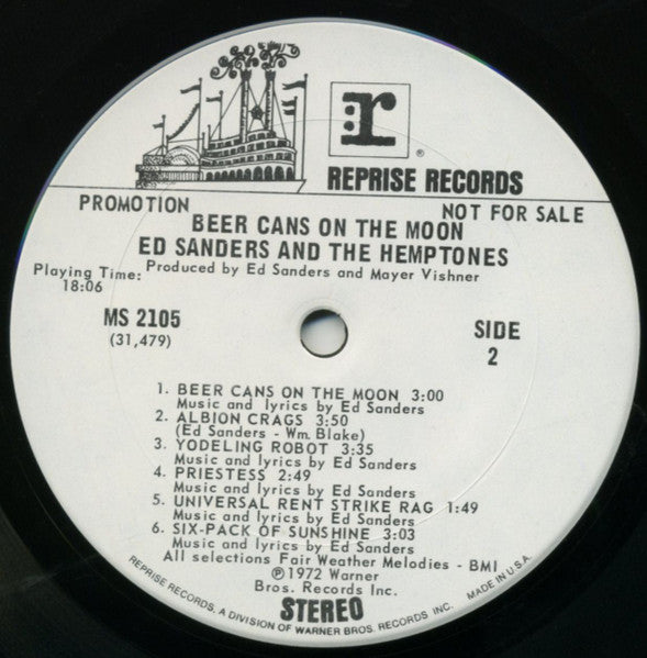 Beer Cans On The Moon - Sanders, Ed