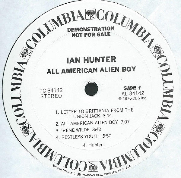 All American Alien Boy - Hunter, Ian