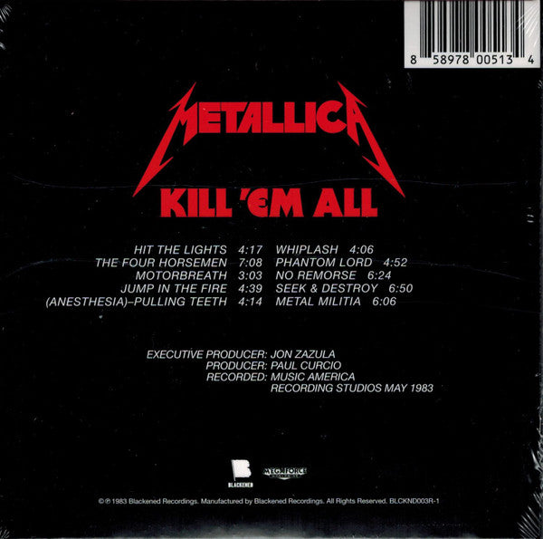 Kill 'Em All - Metallica
