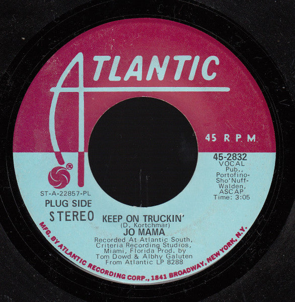 Keep On Truckin’ - Jo Mama