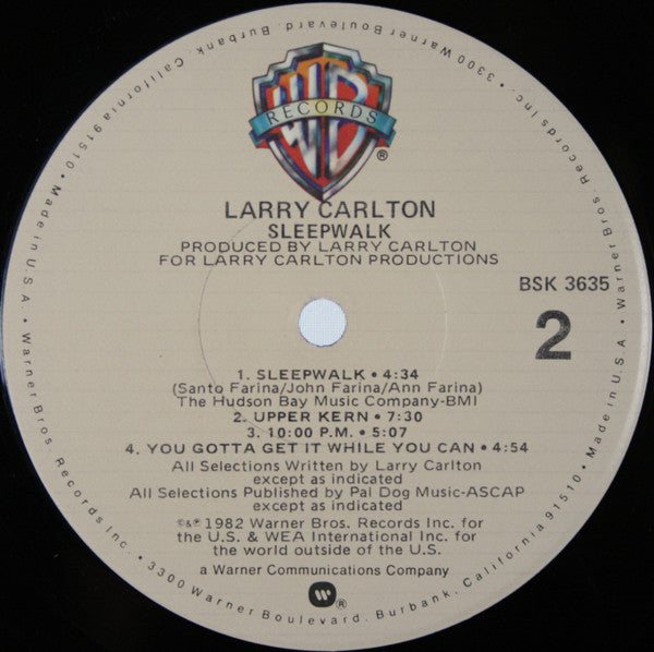 Sleepwalk - Carlton, Larry