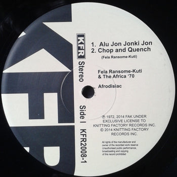 Afrodisiac - Kuti, Fela