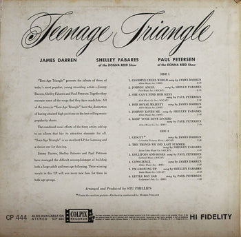 Teenage Triangle - Darren, James, Shelley Fabares, & Paul Petersen