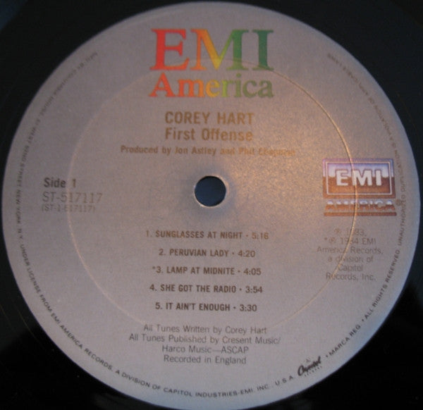 First Offense - Hart, Corey