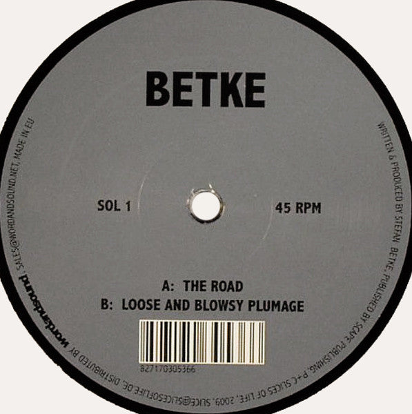 Road/Loose and Blowsy Plumage - Betke