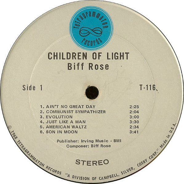 Children Of Light - Rose, Biff