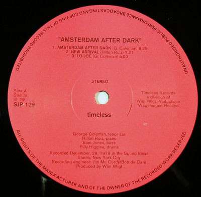 Amsterdam After Dark  - Coleman, George