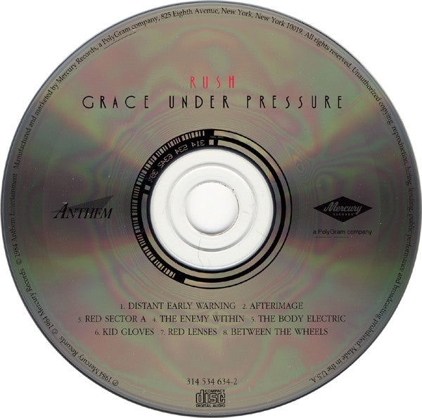 Grace Under Pressure - Rush