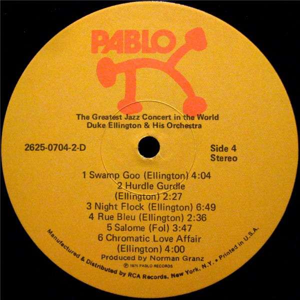The Greatest Jazz Concert In The World - Various