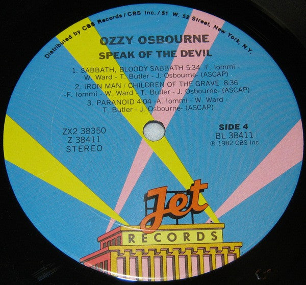 Speak Of The Devil - Osbourne, Ozzy