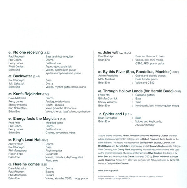 Before & After Science - Eno, Brian
