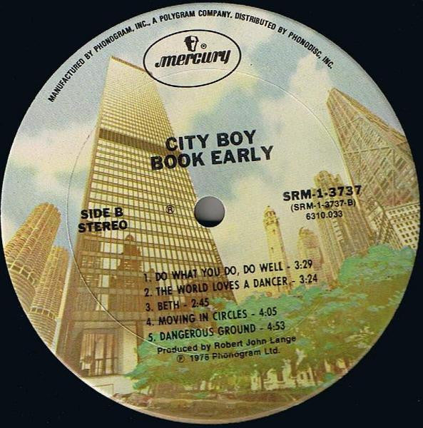 Book Early - City Boy