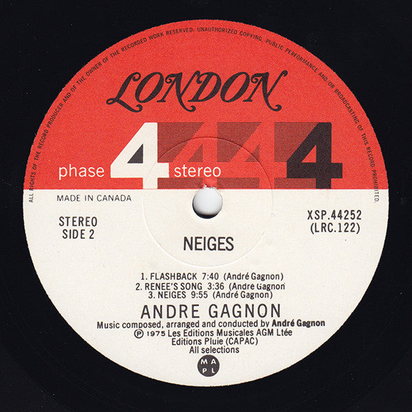 Neiges - Gagnon, André