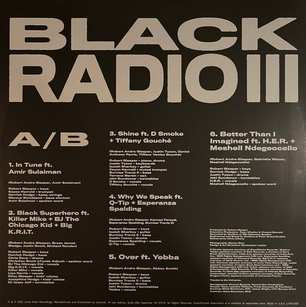 Black Radio Iii - Glasper, Robert