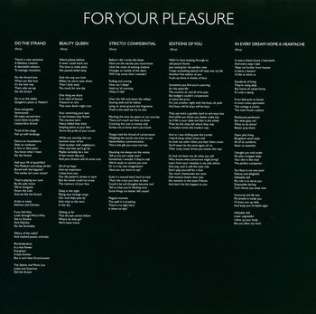 For Your Pleasure - Roxy Music