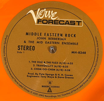Middle Eastern Rock - Berberian, John And The Rock East Ensemble