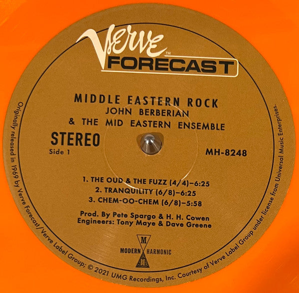 Middle Eastern Rock - Berberian, John And The Rock East Ensemble