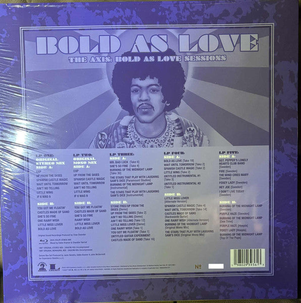 Bold As Love - Hendrix, Jimi Experience