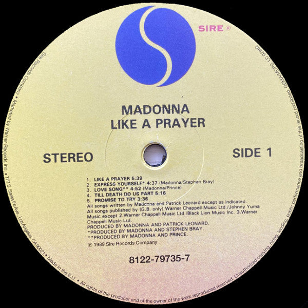 Like A Prayer - Madonna