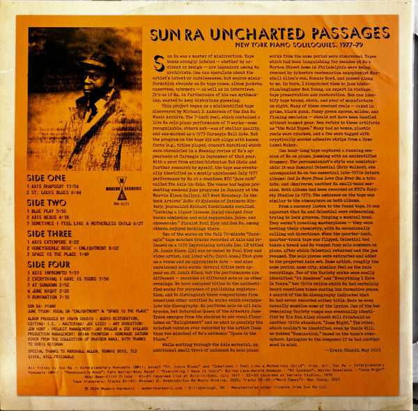 Uncharted Passages - Sun Ra