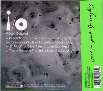 i/o (Bright-Side Mix, Dark-Side Mix, In-Side Mix) - Gabriel, Peter