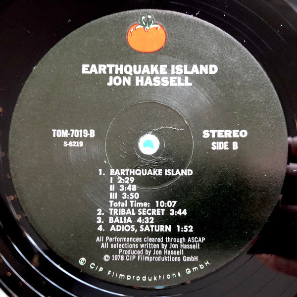Earthquake Island - Hassell, Jon