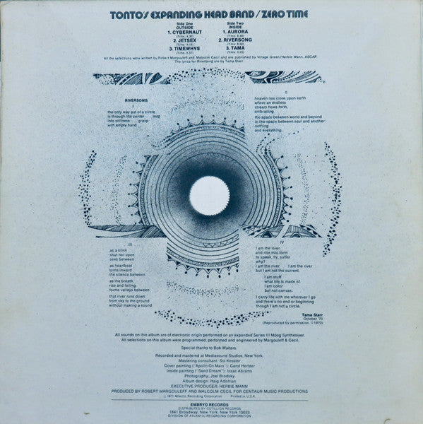 Zero Time - Tonto's Expanding Head Band