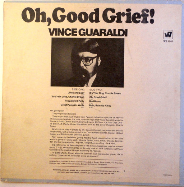 Oh, Good Grief! - Guaraldi, Vince