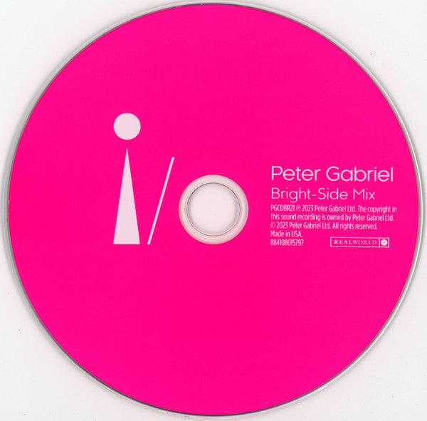 i/o (Bright-Side Mix, Dark-Side Mix, In-Side Mix) - Gabriel, Peter