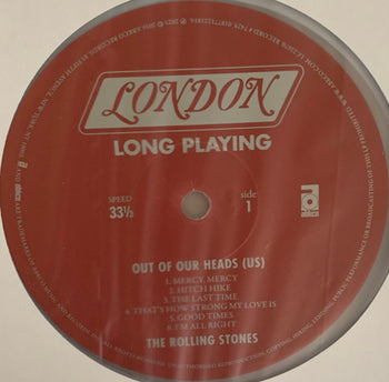 Out Of Our Heads (US) [180g Clear LP] - Rolling Stones, The