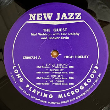The Quest - Waldron, Mal / Dolphy, Eric / Ervin, Booker