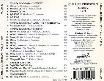 Volume 2 - 1939 - Complete Edition - Christian, Charlie