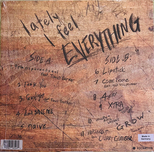 Lately I Feel Everything - Willow